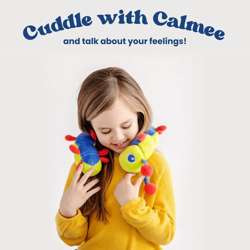 Calmee the Caterpillar Weighted Sensory Plush‎ Toy Breathing Tool